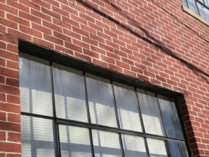 Example of intergranular corrosion of lintel, though no signs of stress corrosion.